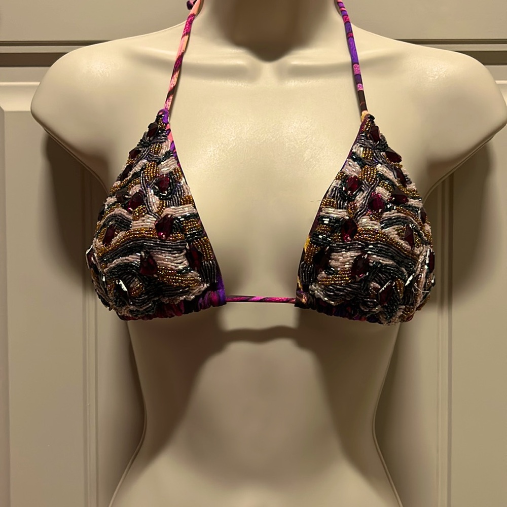 Victoria’s Secret Embellished, Sequins, Bejeweled Bikini Top *LIMITED*